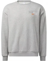 Reebok Letter Print Crewneck Sweatshirt Unisex Long-Sleeve Casual - Gray HF2759- Reebok Letter Print Crewneck Sweatshirt Unisex Long-Sleeve Casual - Gray HF2759-