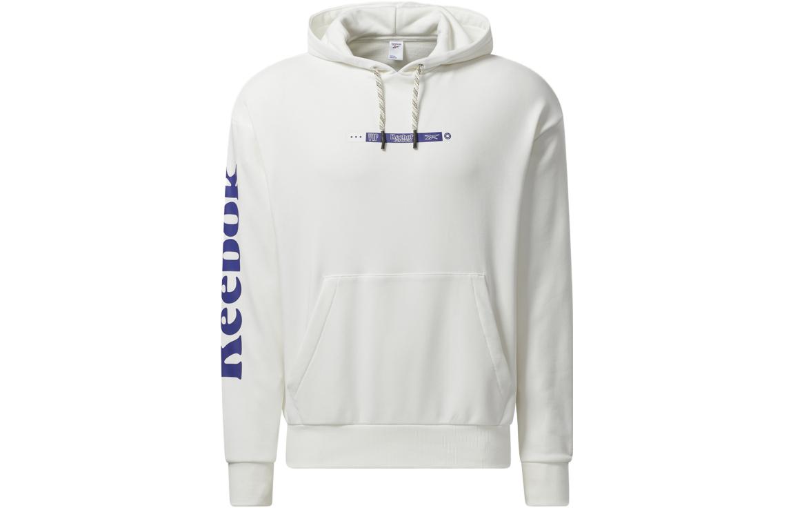 Reebok Letter Print Pullover Retro Sweatshirt Unisex White HB9684
