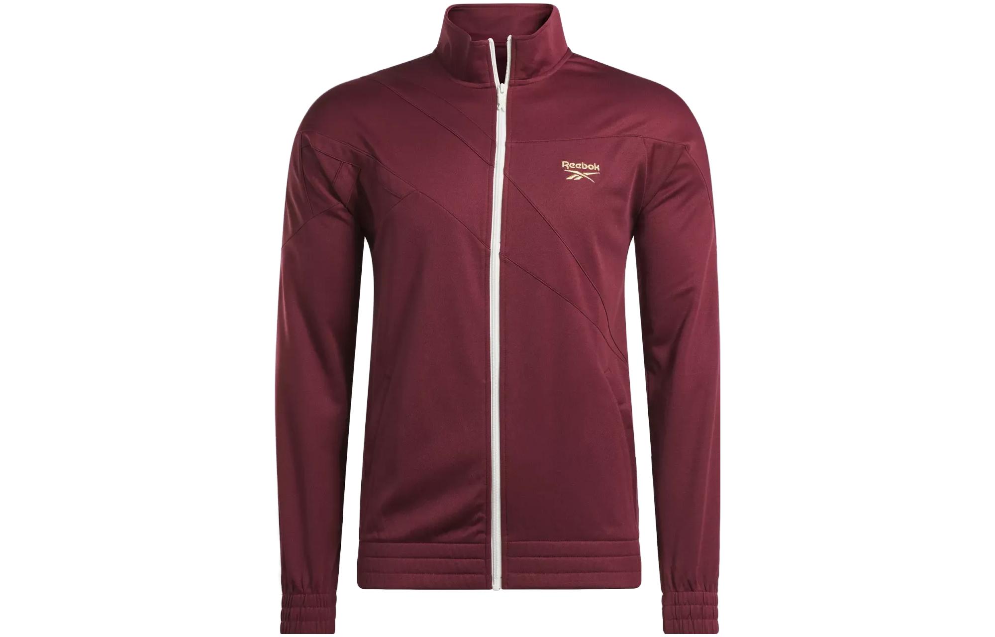 Reebok Letter Print Red Track Jacket Unisex 100072979