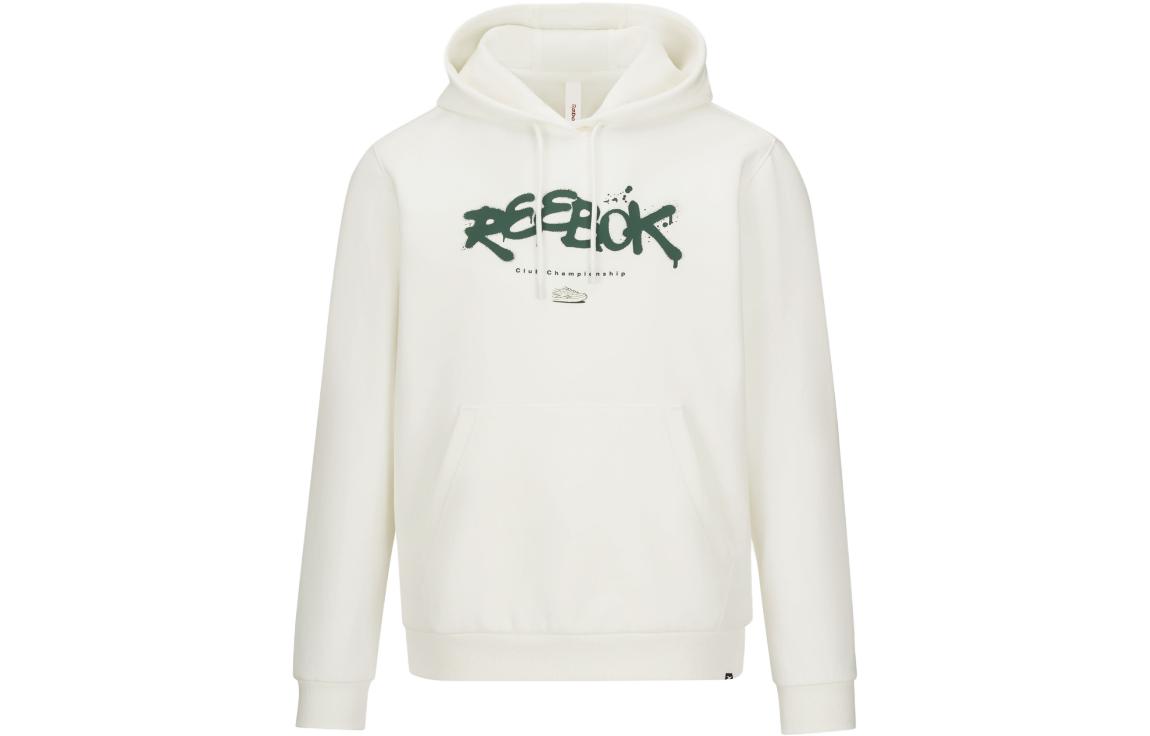 Reebok Lifestyle Letter Print Hoodie Unisex Off-White 23RMS303UGW1