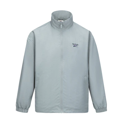 Reebok Lightweight Logo Print Long Sleeve Jacket Unisex - Light Gray 24FRM111UGG5