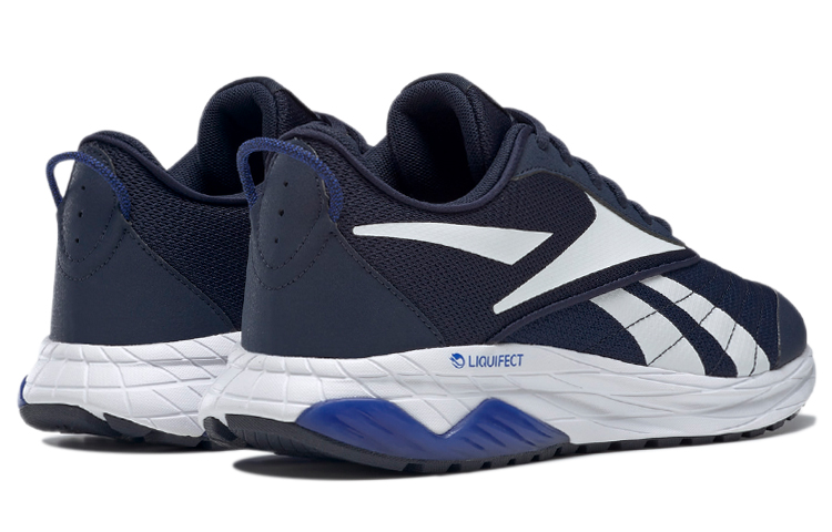 Shop Reebok Liquifect 180 3 舒適透氣休閒運動鞋 藏藍白