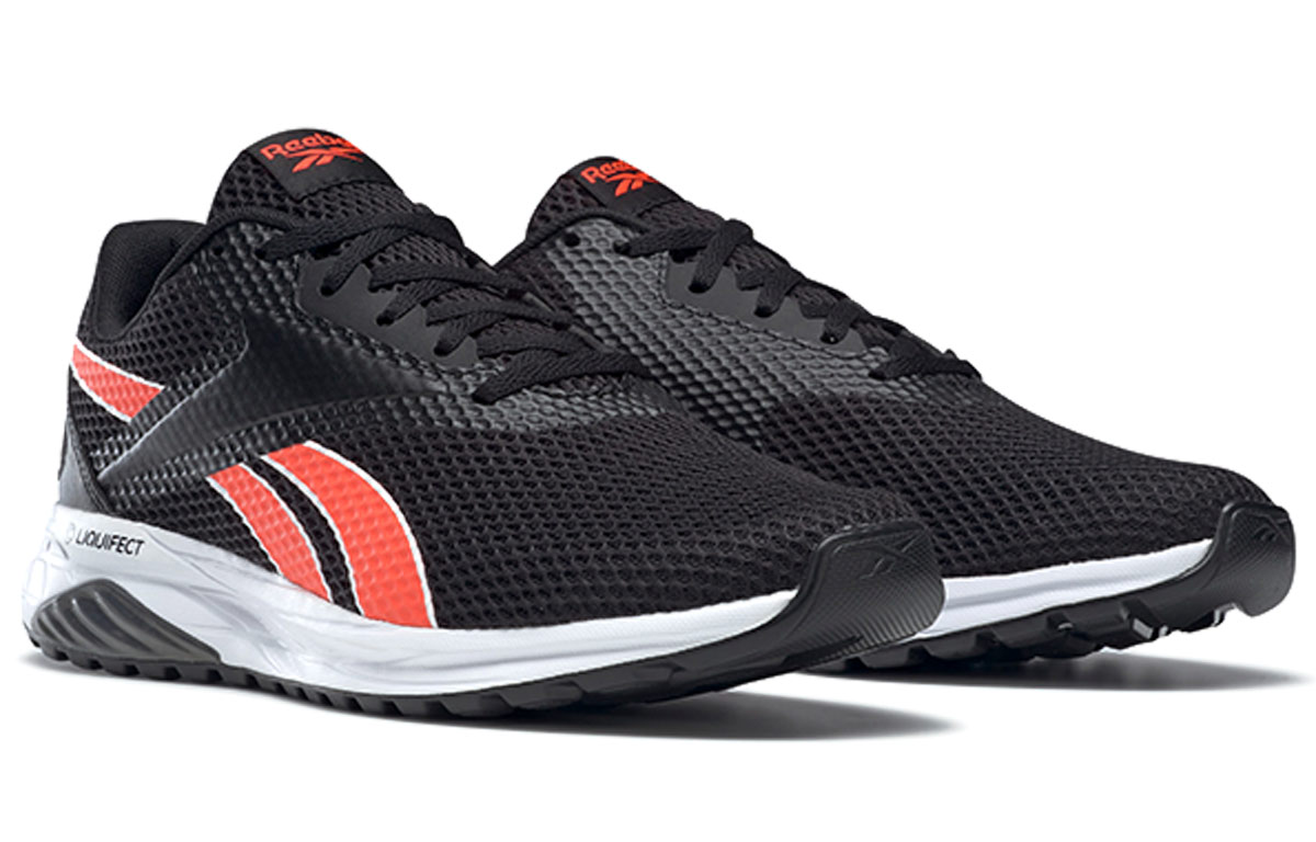 Lookbook Reebok Liquifect 90 黑橙 跑步鞋