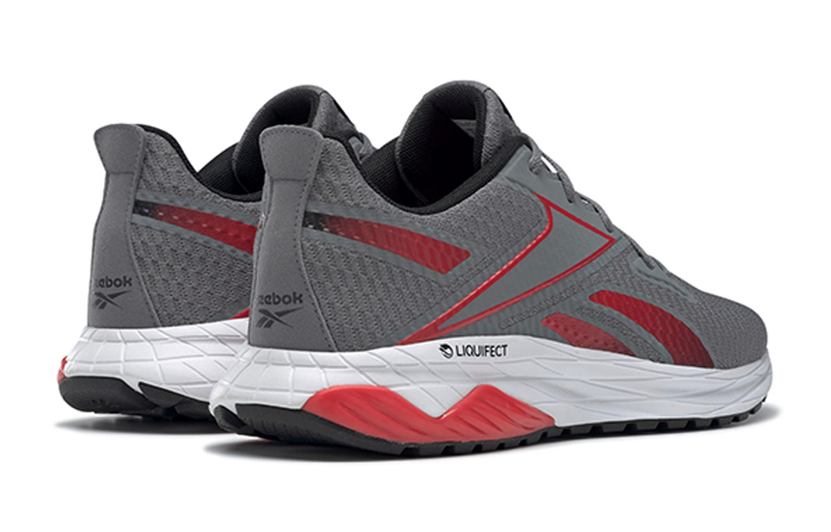 Shop リーボック リクイフェクト 春の灰色と赤 (Riibōku Rikuifekuto Haru no Haiiro to Aka) FV2530