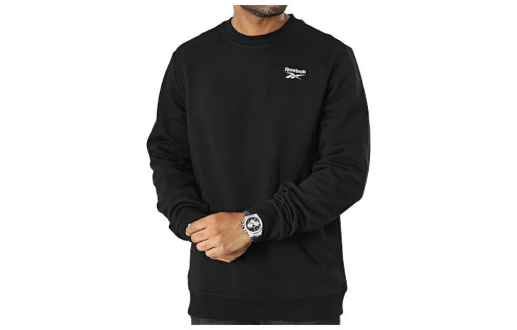 Reebok Logo Crewneck Long Sleeve Sweatshirt Black 100051166