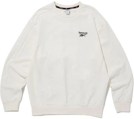 リーボック ロゴ クルーネック スウェットシャツ ユニセックス グレー ホワイト RETS4EM25OW Buy リーボック ロゴ クルーネック スウェットシャツ ユニセックス グレー ホワイト RETS4EM25OW