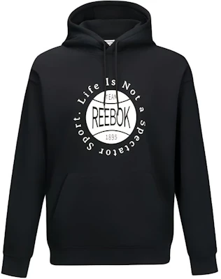 Reebok Logo Graphic Hoodie Unisex Hitam Pullover 24FRM315UGH0 Buy Reebok Logo Graphic Hoodie Unisex Hitam Pullover 24FRM315UGH0