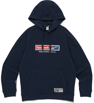 Reebok Logo Letter Graphic Navy Blue Hoodie Unisex Casual Sportswear RETS4EH15N3 Buy Reebok Logo Letter Graphic Navy Blue Hoodie Unisex Casual Sportswear RETS4EH15N3