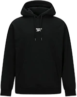 Reebok Logo Print Black Hoodie Unisex Pullover Casual Long Sleeve 24FRM321UGH0 Reebok Logo Print Black Hoodie Unisex Pullover Casual Long Sleeve 24FRM321UGH0