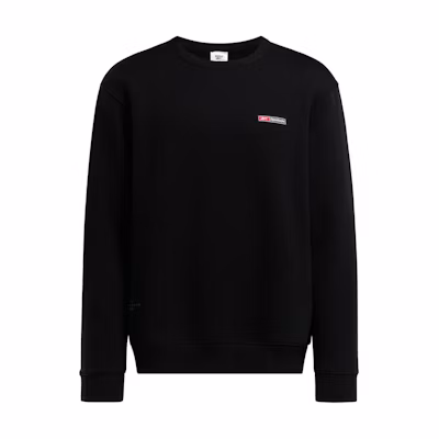 Reebok Logo Printed Loose Fit Crewneck Long Sleeve Sweatshirt Black 100075617
