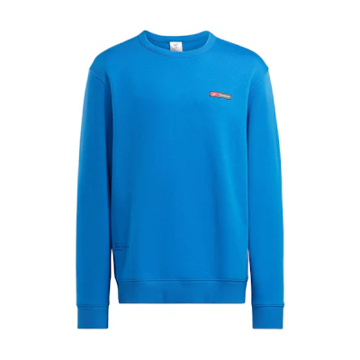 Reebok Logo Printed Loose Fit Crewneck Sweatshirt Men’s Blue 100076457