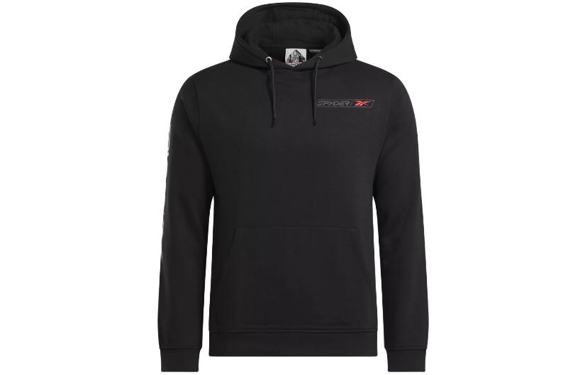 Reebok Loose Fit Logo Hoodie with Kangaroo Pocket - Black 100206578
