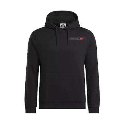 Reebok Loose Fit Logo Hoodie with Kangaroo Pocket - Black 100206578
