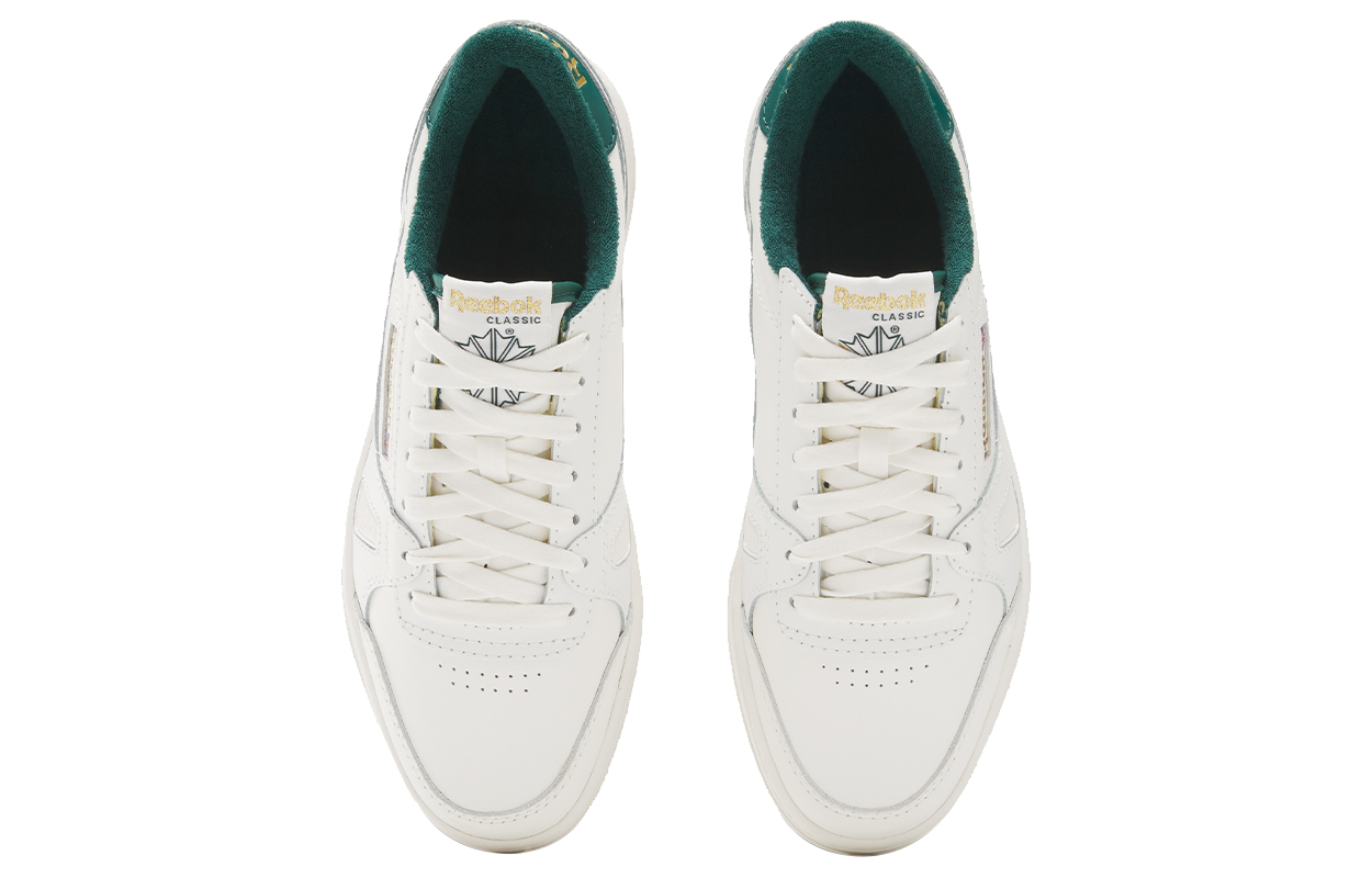Shop Reebok LT Court "粉笔白学院绿" 100201262