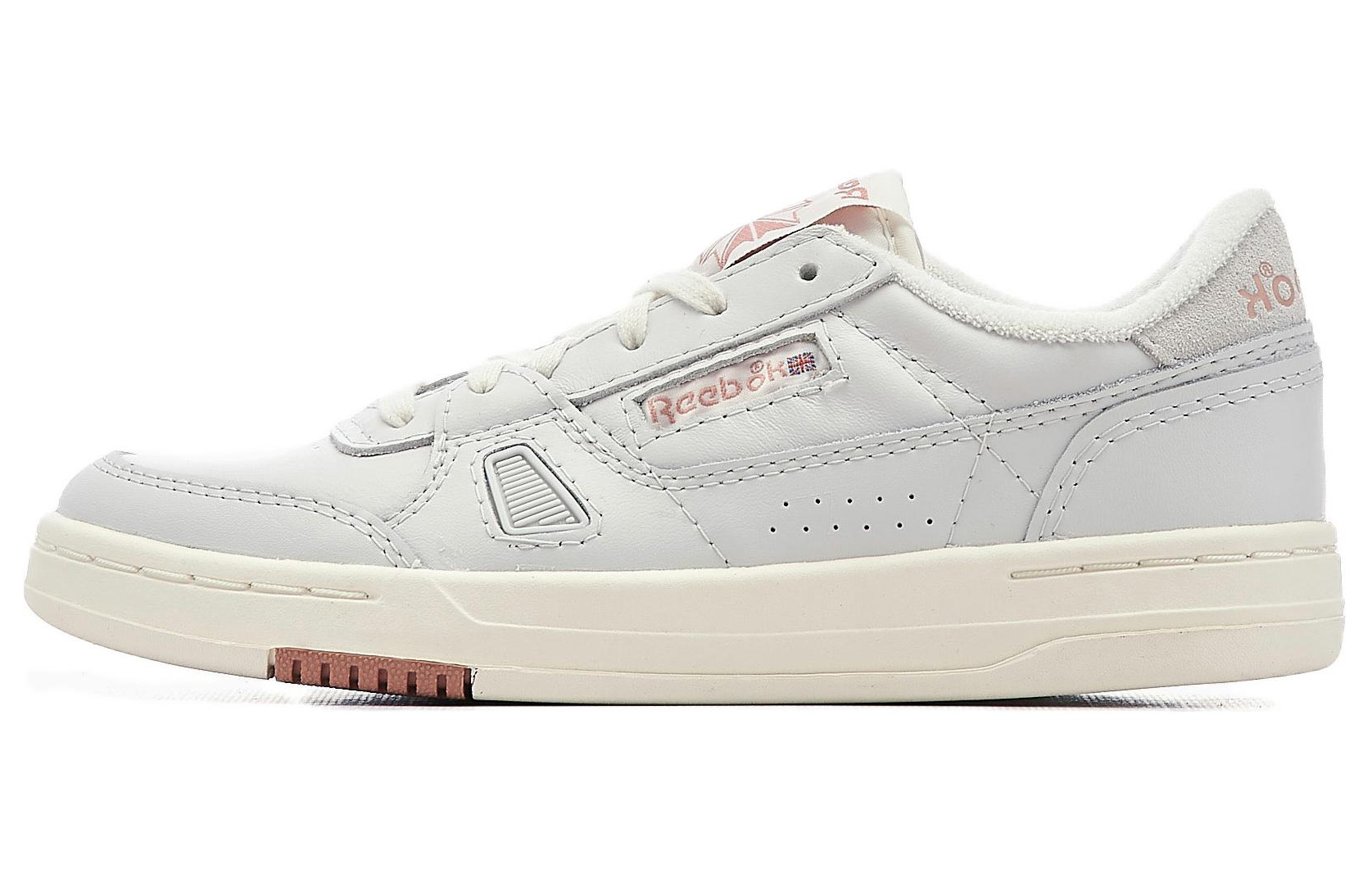 Reebok Lt Court Cozy Wear-resistant Skateboarding Shoes Unisex Gray GW5122