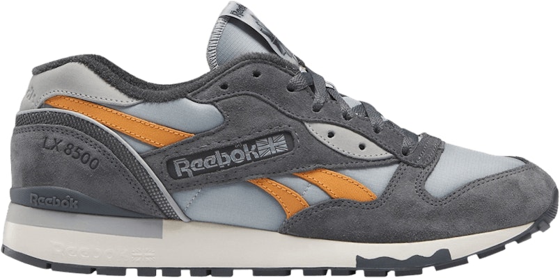 Reebok grey 2025 and orange shoes