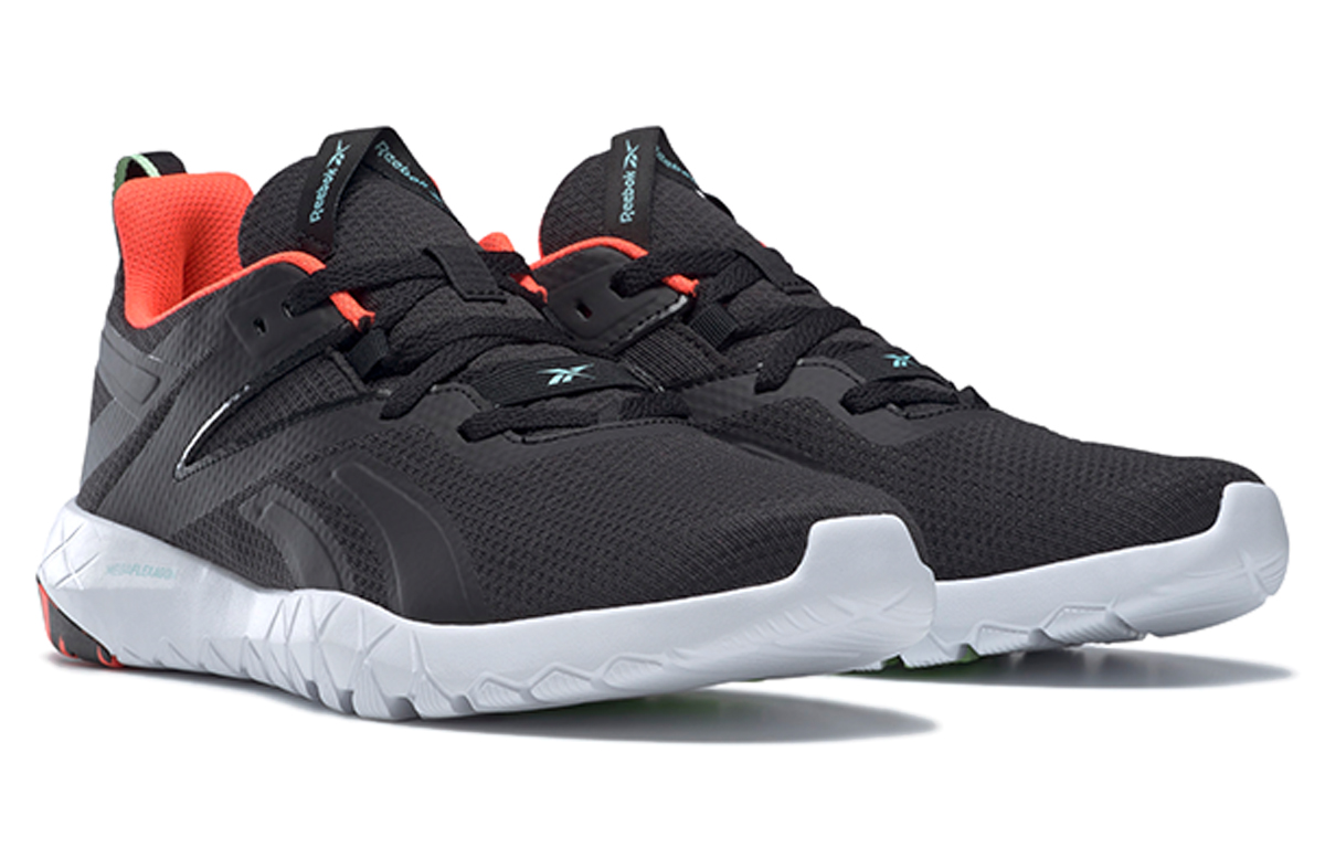 Lookbook Reebok Mega Flexagon 'Negro Naranja' FX1880