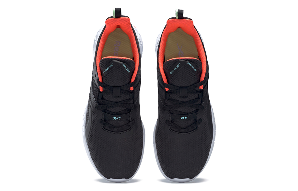 Shop Reebok Mega Flexagon 黑橙 跑步鞋