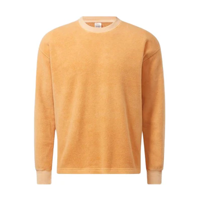 Reebok Minimalist Oversized Yellow Sweatshirt Unisex Casual Long Sleeve 19729642