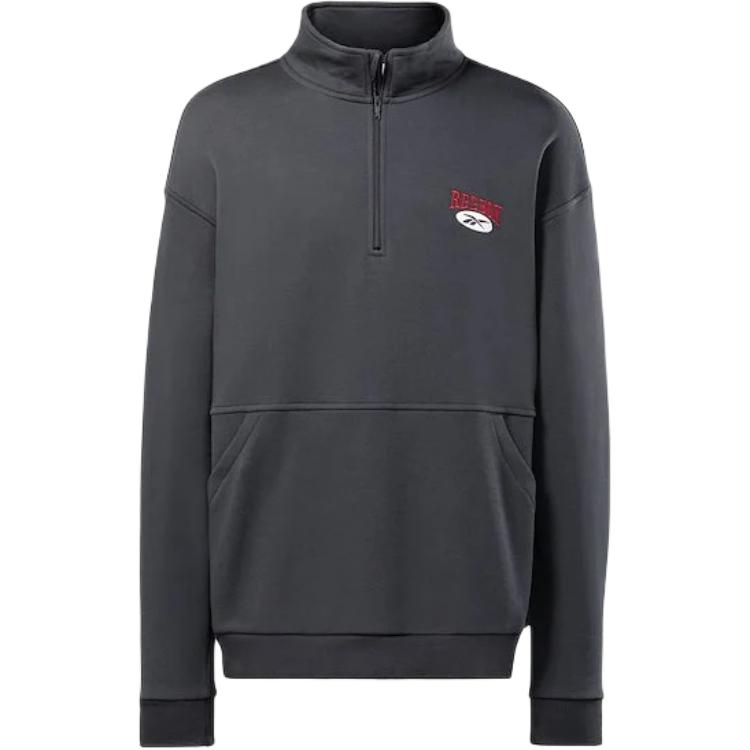 Reebok Minimalist Soft Half-Zip Sweatshirt Unisex Dark Grey 20140146