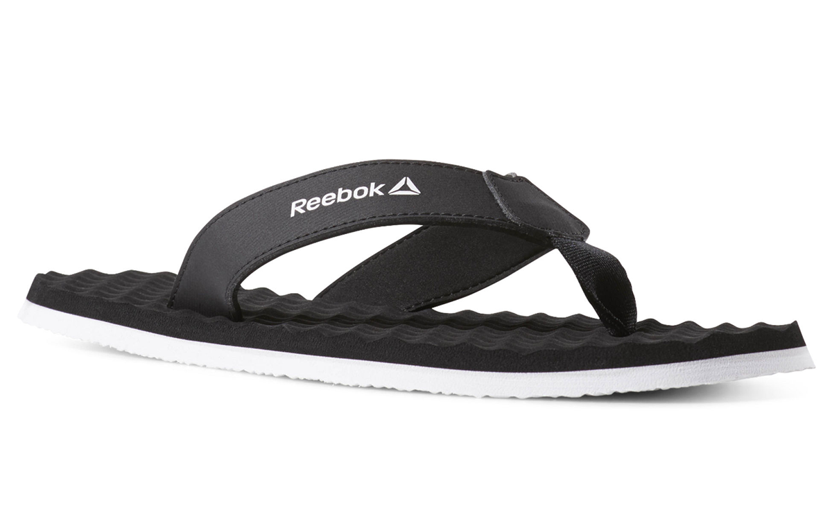 Reebok Misces Black White Slippers 'Black White' 圖 3
