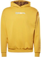 Reebok MYT Letter Print Loose Fit Hoodie Solar Gold GS9026 Reebok MYT Letter Print Loose Fit Hoodie Solar Gold GS9026