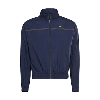 Reebok MYT Woven Solid Logo High-Collar Jacket Unisex - Navy Blue HJ7834