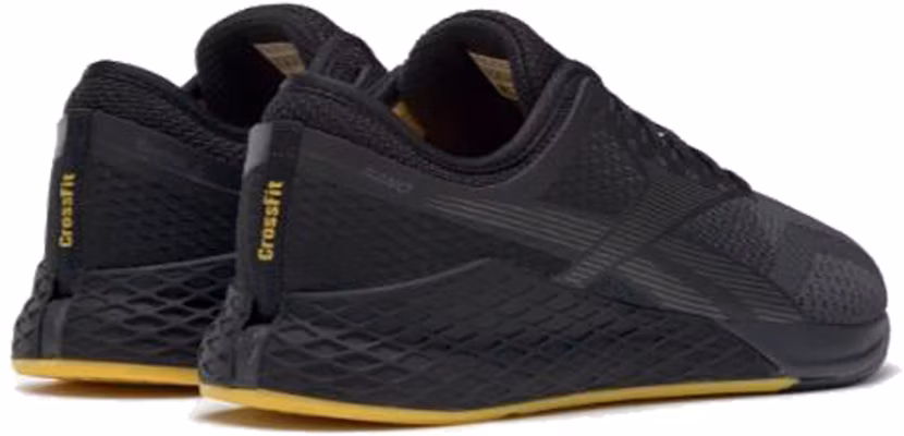 Reebok Nano 9 'Black Toxic Yellow' FU9371 Shop Reebok Nano 9 'Black Toxic Yellow' FU9371