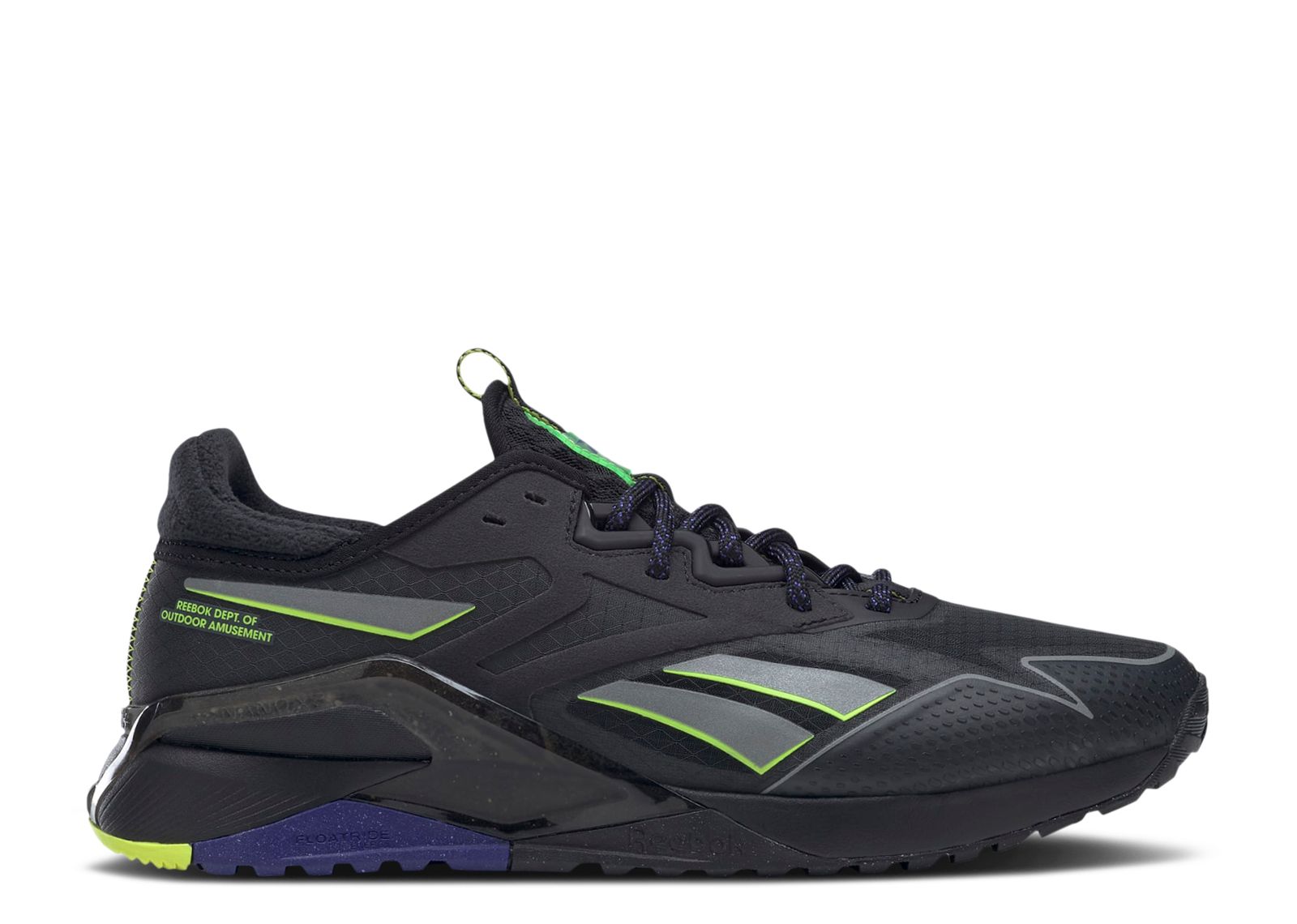 Reebok Nano X2 TR Adventure Winter 'Black Solar Acid Yellow' HQ5852