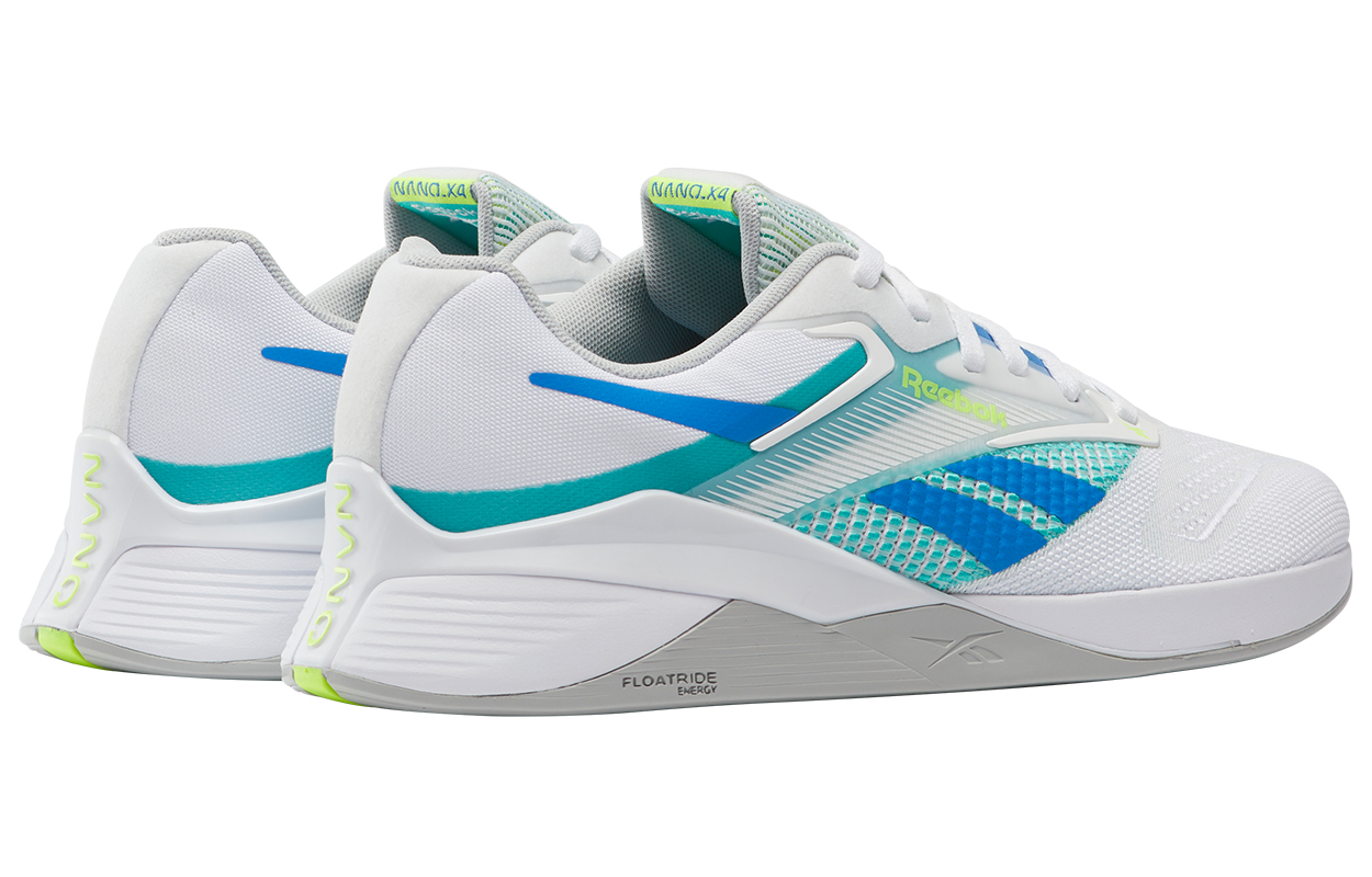 Shop 銳步 Nano X4 'White Unleashed Green' 100204671