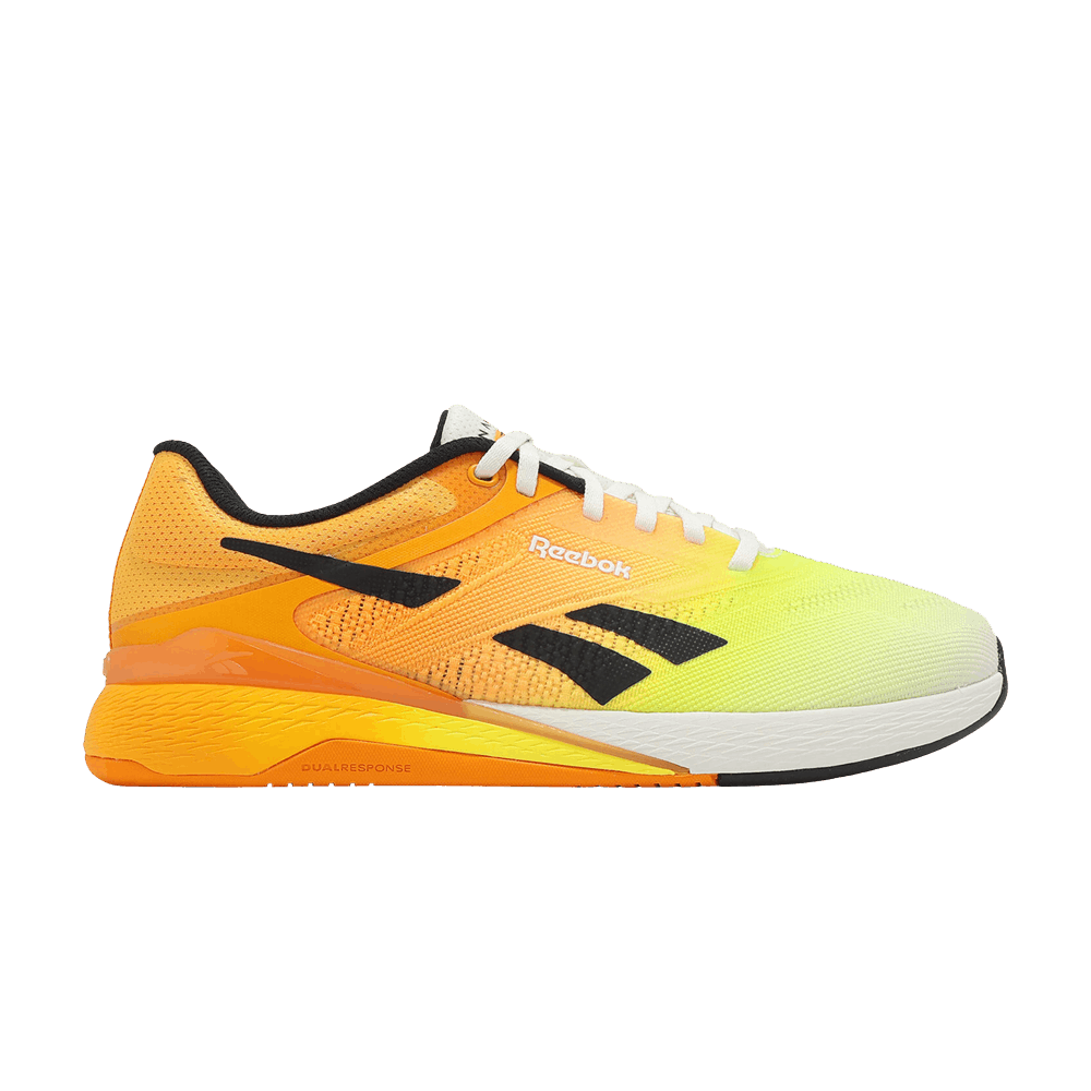 Reebok Nano X5 'Chalk Black Electric Amber' 100209367