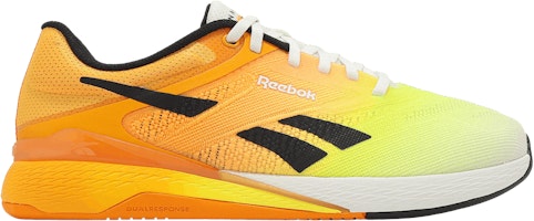 Reebok Nano X5 'Chalk Black Electric Amber' 100209367 Reebok Nano X5 'Chalk Black Electric Amber' 100209367