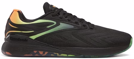 Reebok Nano X5 Edge Black Arena Orange Lime 100249414 Reebok Nano X5 Edge Black Arena Orange Lime 100249414