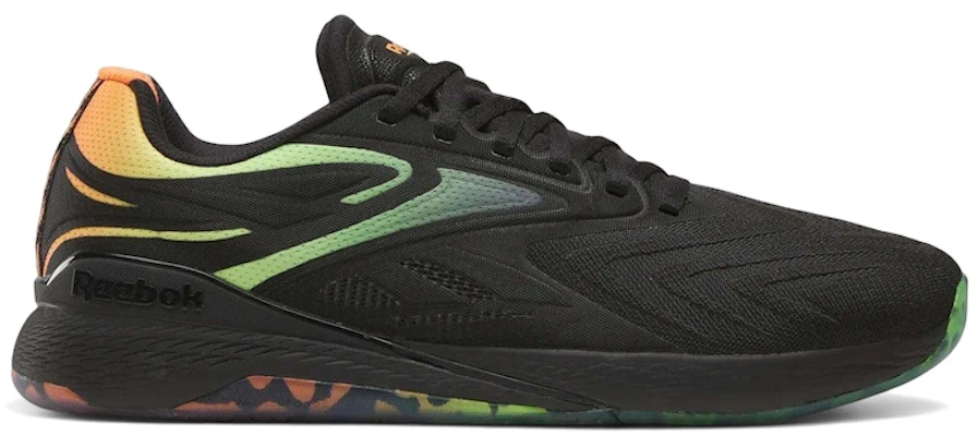 Reebok Nano X5 Edge Black Arena Orange Lime 100249414 Buy Reebok Nano X5 Edge Black Arena Orange Lime 100249414