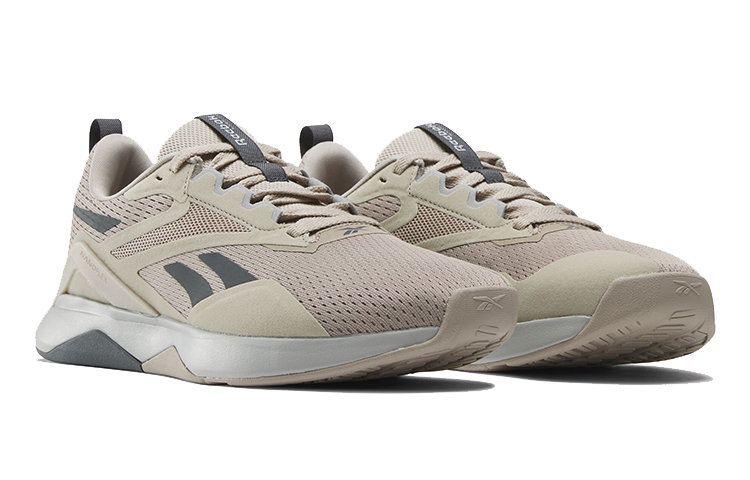Lookbook Reebok Nanoflex TR 2 百搭潮流 輕鬆舒適 減震耐磨 低幫 生活休閒鞋 男款 米灰色