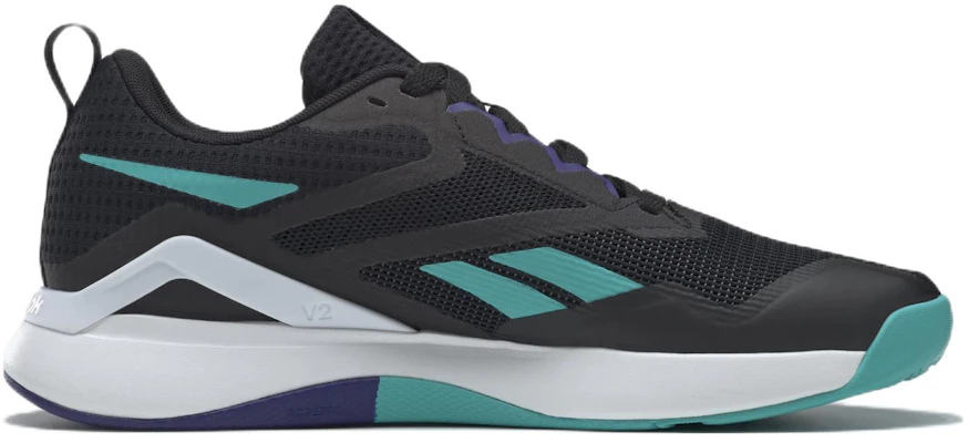 Reebok Nanoflex TR 2.0 ''Zwart Classic Teal Paars'' GY6212 Order Reebok Nanoflex TR 2.0 ''Zwart Classic Teal Paars'' GY6212