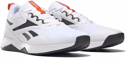 Lookbook Reebok Nanoflex 耐磨防滑 低筒 訓練鞋 男款 白灰橙