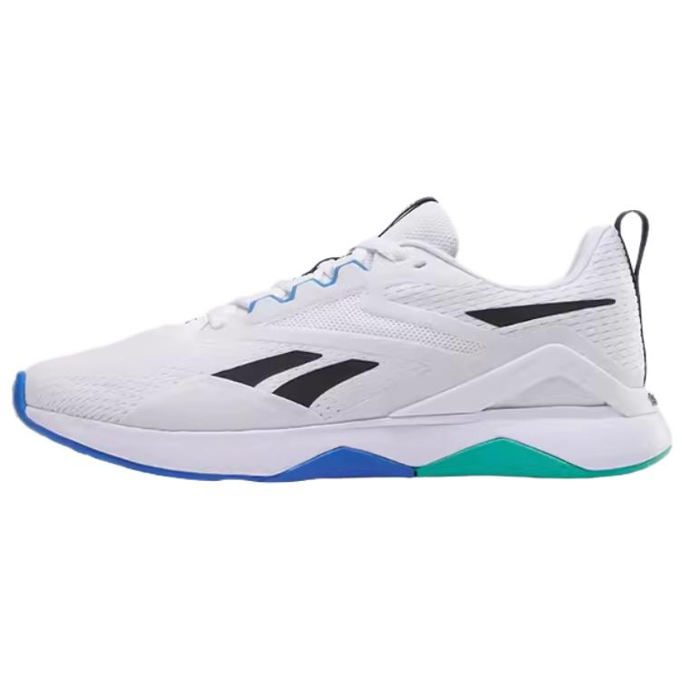 Reebok NANOFLEX TR 2 Training Shoes White/Black/Blue - Versatile and Comfortable 100205403
