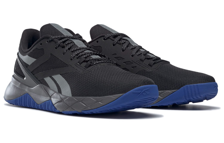 Lookbook Reebok Nanoflex Tr 輕便防滑平衡 低筒運動跑步鞋 黑藍