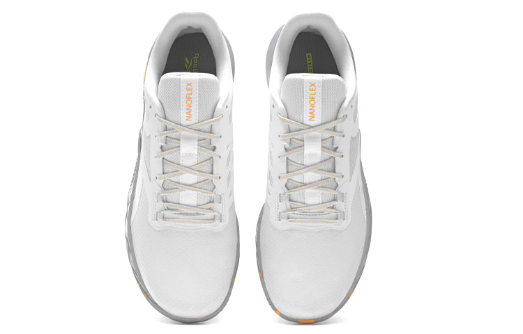 Shop 銳步 (Reebok) Nanoflex TR 低幫 跑步鞋 男款 灰白黃