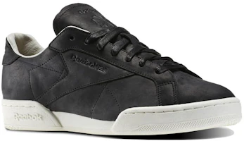 Lookbook Reebok NPC UK II PW 時尚輕便防滑減震 低筒休閒板鞋 黑白