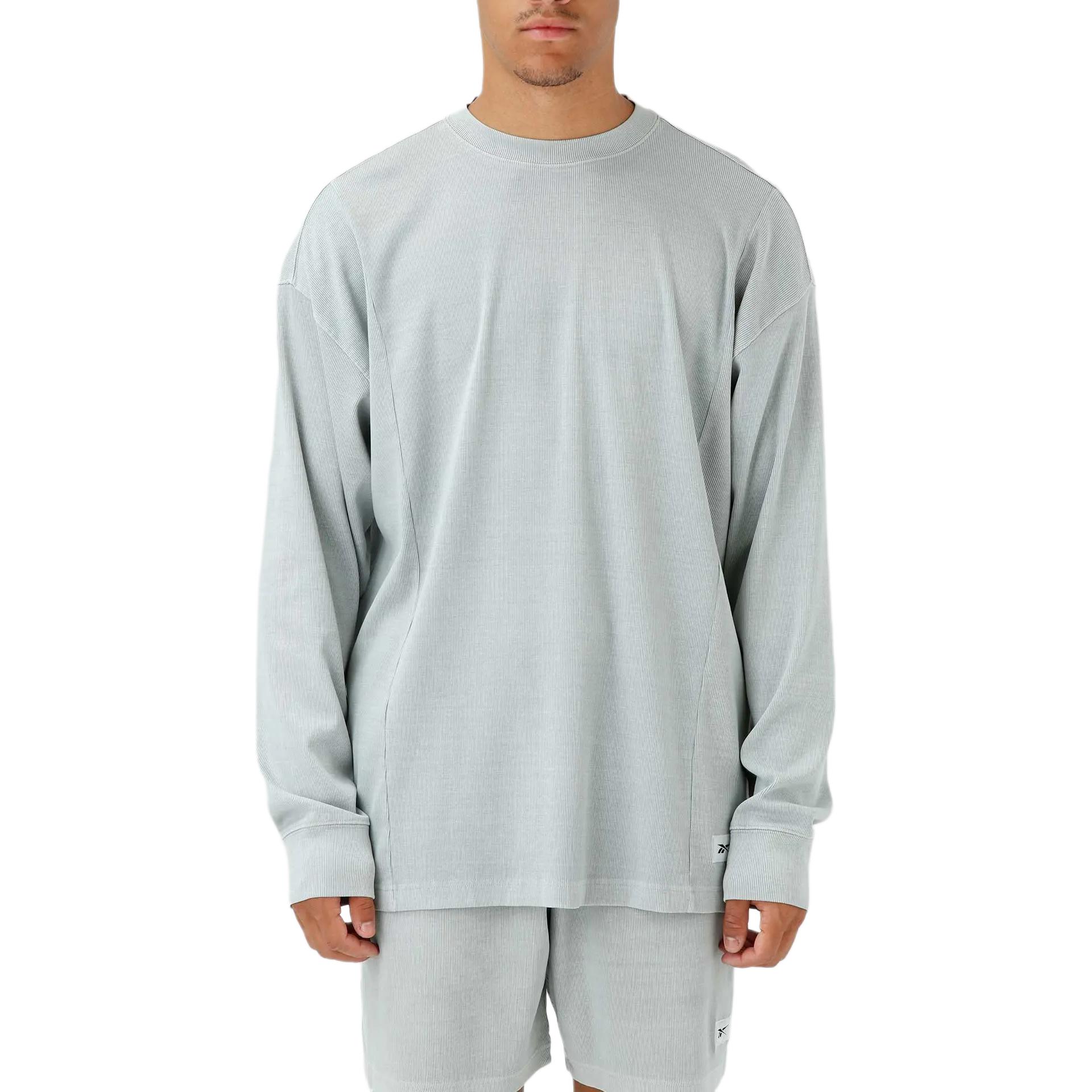 Reebok Oversized Crewneck Long-Sleeve Sweatshirt Pure Grey HI4636