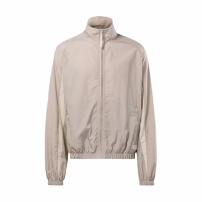 Reebok Panelled Vector Beige Full-Zip Track Jacket Unisex Long Sleeve RMBD003C99FAB0016101