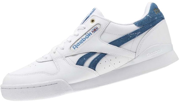 Reebok Phase 1 Pro 防滑耐磨 低筒休閒板鞋 白藍 Lookbook Reebok Phase 1 Pro 防滑耐磨 低筒休閒板鞋 白藍