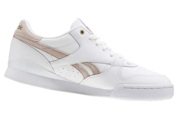 Shop Reebok Phase 1 Pro Zapatillas Antideslizantes Resistentes Blanco/Rosa CN3853