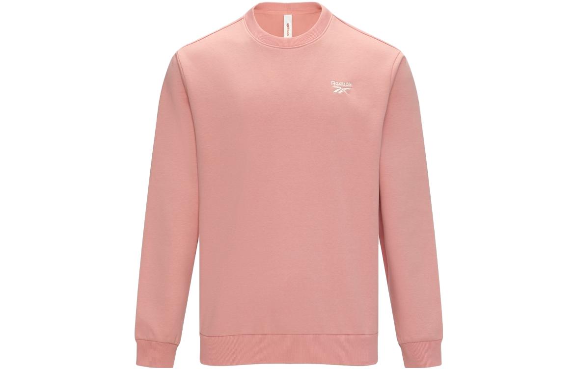 Reebok Pink Unisex Letter Crewneck Pullover Sweater 23RMF303UGF1