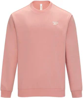 Reebok Pink Unisex Letter Crewneck Pullover Sweater 23RMF303UGF1 Reebok Pink Unisex Letter Crewneck Pullover Sweater 23RMF303UGF1