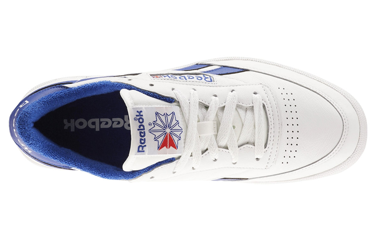 Shop Reebok Plus Mu 藍白色 滑板鞋