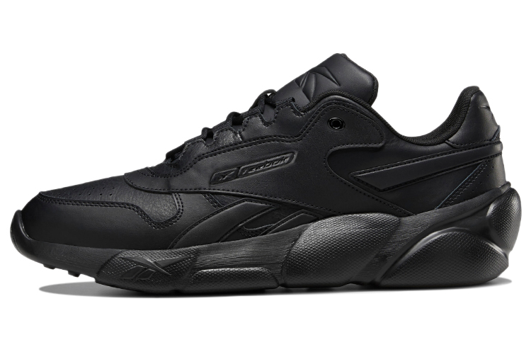 Reebok Premier Classic Leather Stylish Wear-Resistant Sports Black DV8606