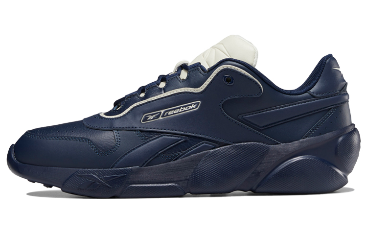 Reebok Premier Classic Leather Stylish Wear-Resistant Sports Navy Blue DV8608